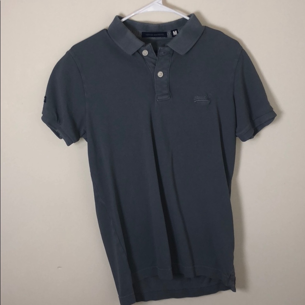 Grey Superdry Polo